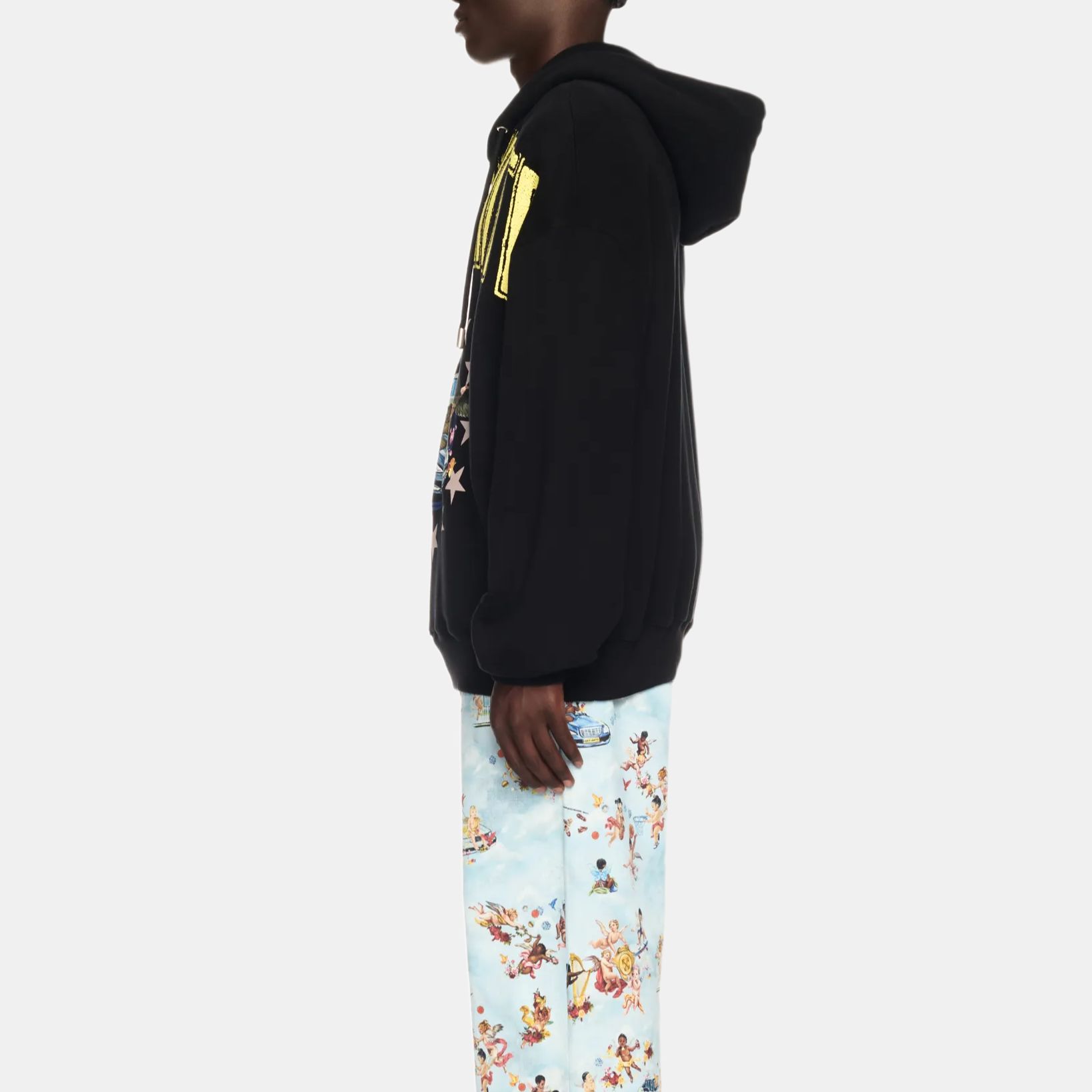 Мужское худи OFF-WHITE (черное) — фото 3