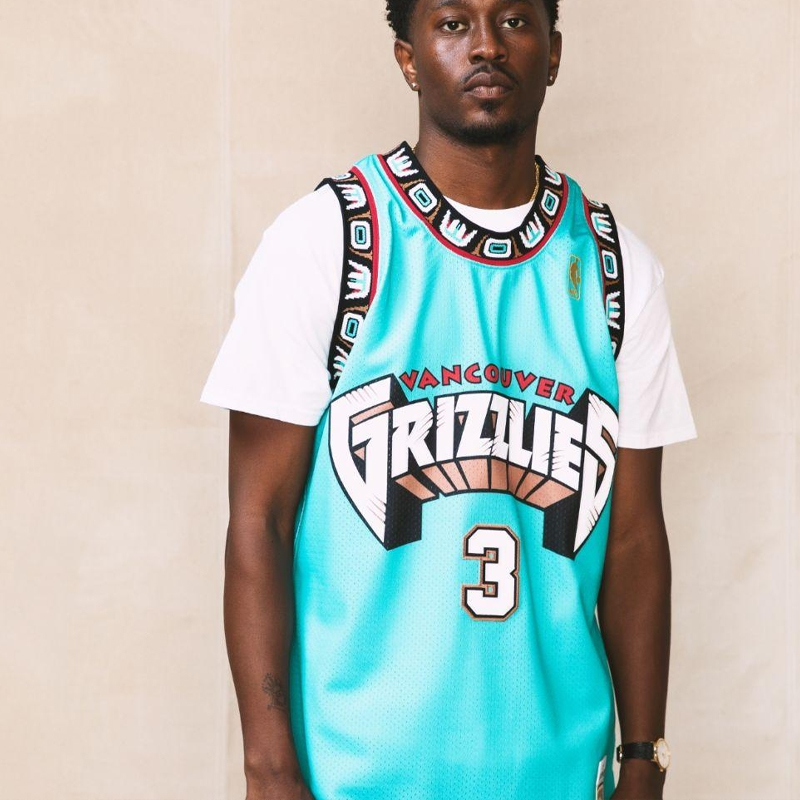 Mitchell Ness Grizzlies number jersey