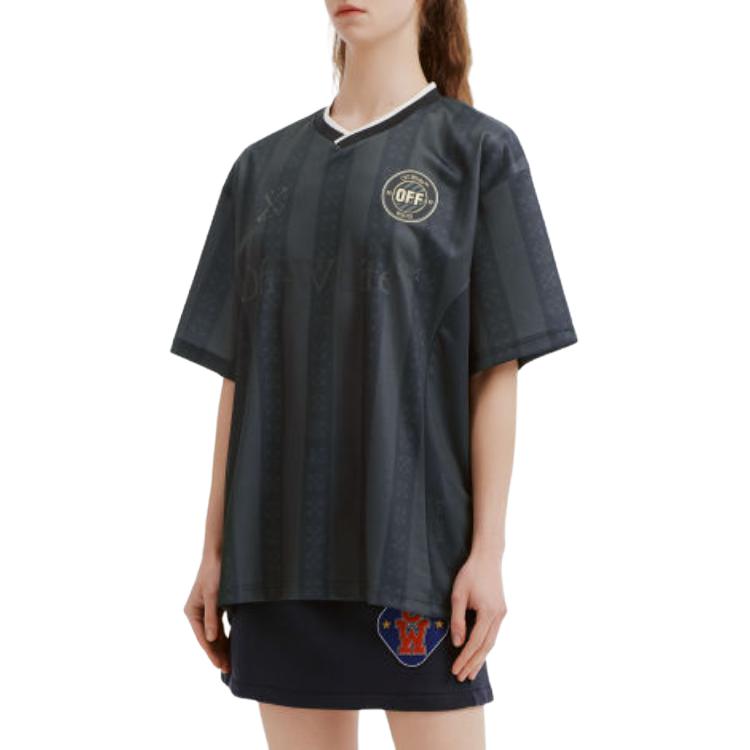 OFF WHITE Soccer Jerseys Unisex Charcoal Gray Moderate