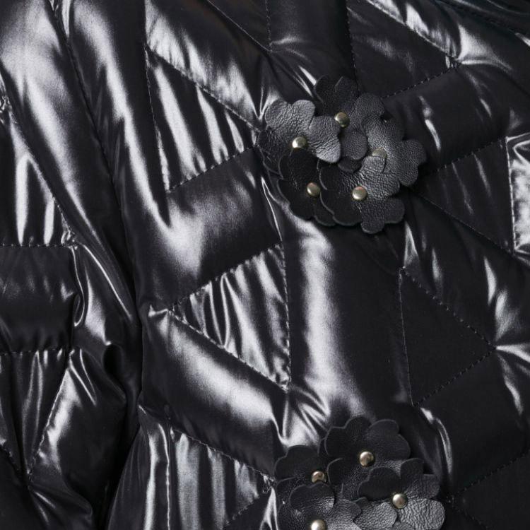 Женская куртка Moncler rubellit (черная) — фото 5
