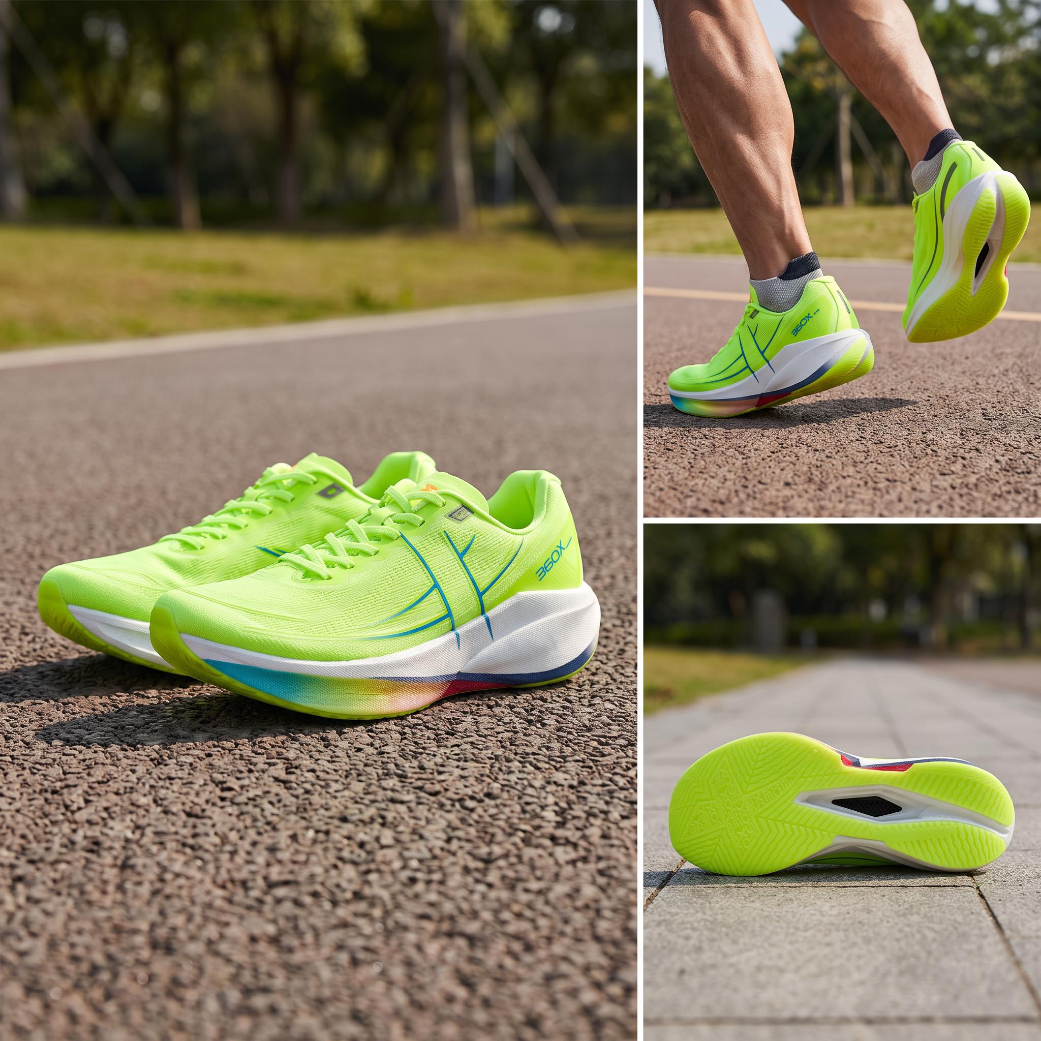 XTEP 360X 2.0 Comfortable Breathable Low top Carbon Plate Training Physical Fitness Test & Exam Running Shoes Men's