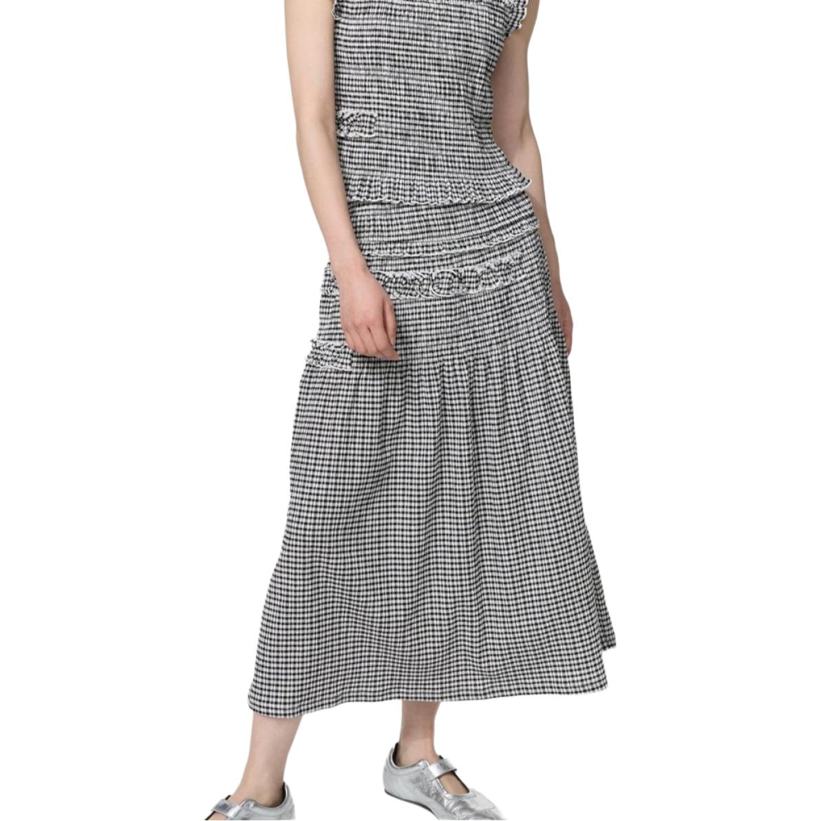 Женская юбка UNIQLO × Cecilie Bahnsen SS26 — фото 5