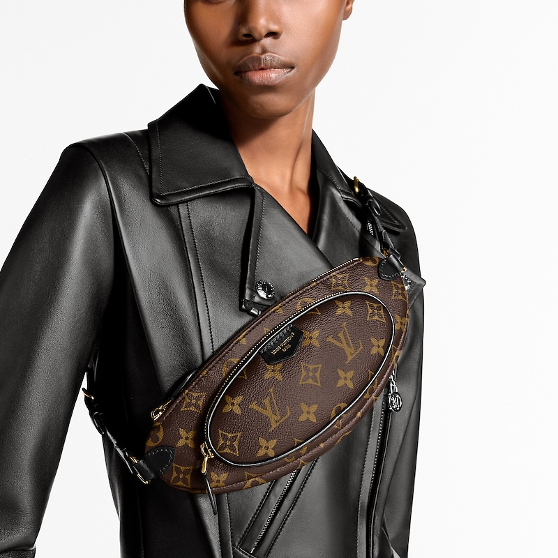 Женская сумка Louis Vuitton KEEPIT (коричневая) — фото 6