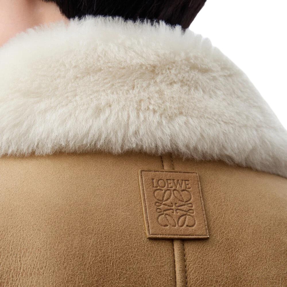 Женская куртка LOEWE (коричневая) — фото 5
