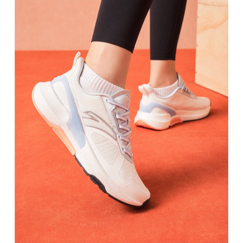 Anta Comfortable Slip Resistant Abrasion Resistant Low top Training Shoes Women’s White