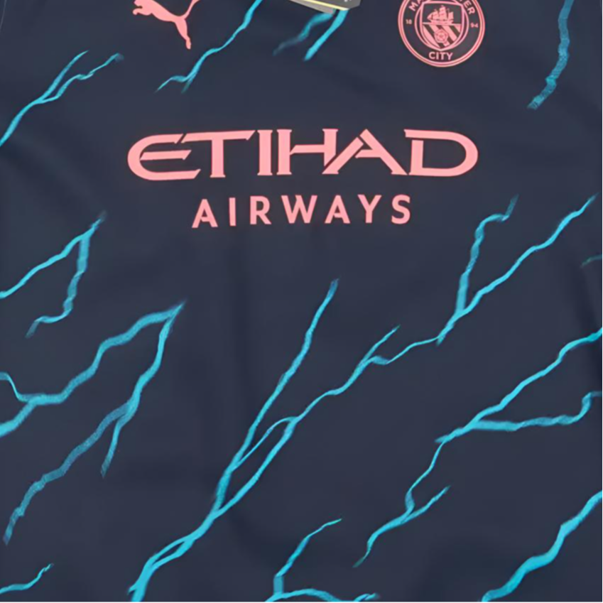 PUMA Manchester City 2023 24 Authentic Third Soccer Jersey Women’s Blue