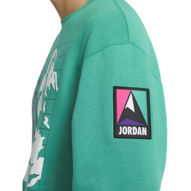 Мужские худи Jordan Winter Utility (зеленый) — фото 6
