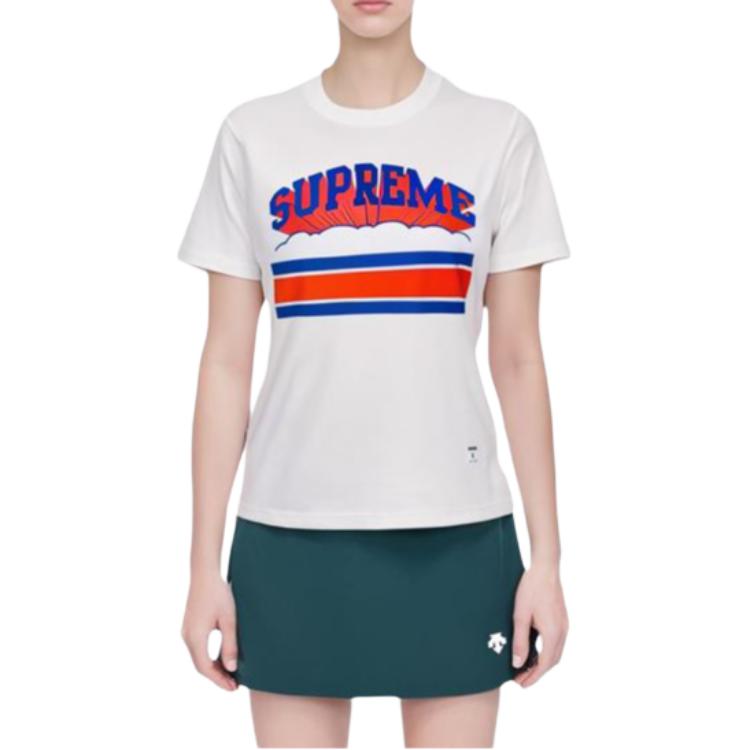 Футболка Supreme SS19 Cloud Arc Tee White (белая) — фото 5