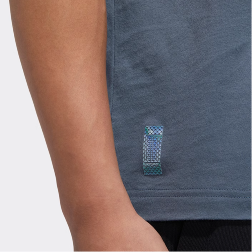 Мужская футболка Nike T (синяя) — фото 4