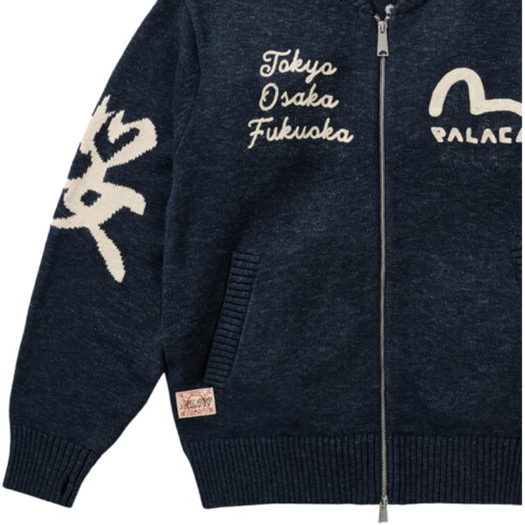 Куртка Palace x Evisu Bomber (черная) — фото 3
