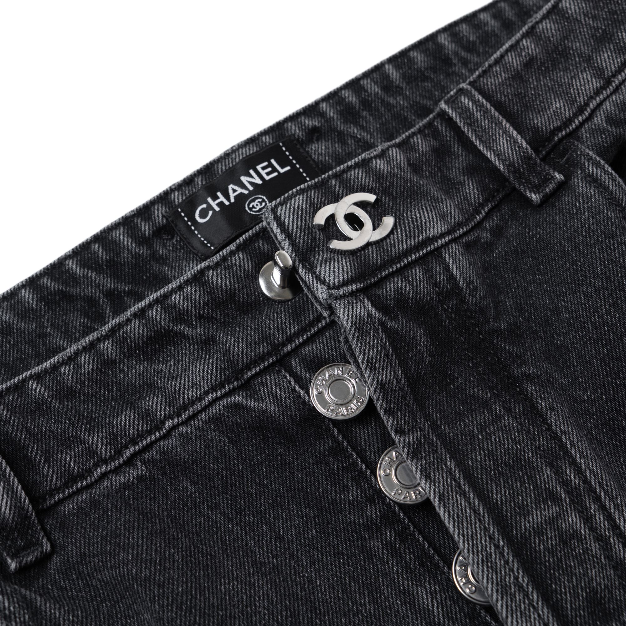 Женские штаны Chanel 26S Logo (синий) — фото 5