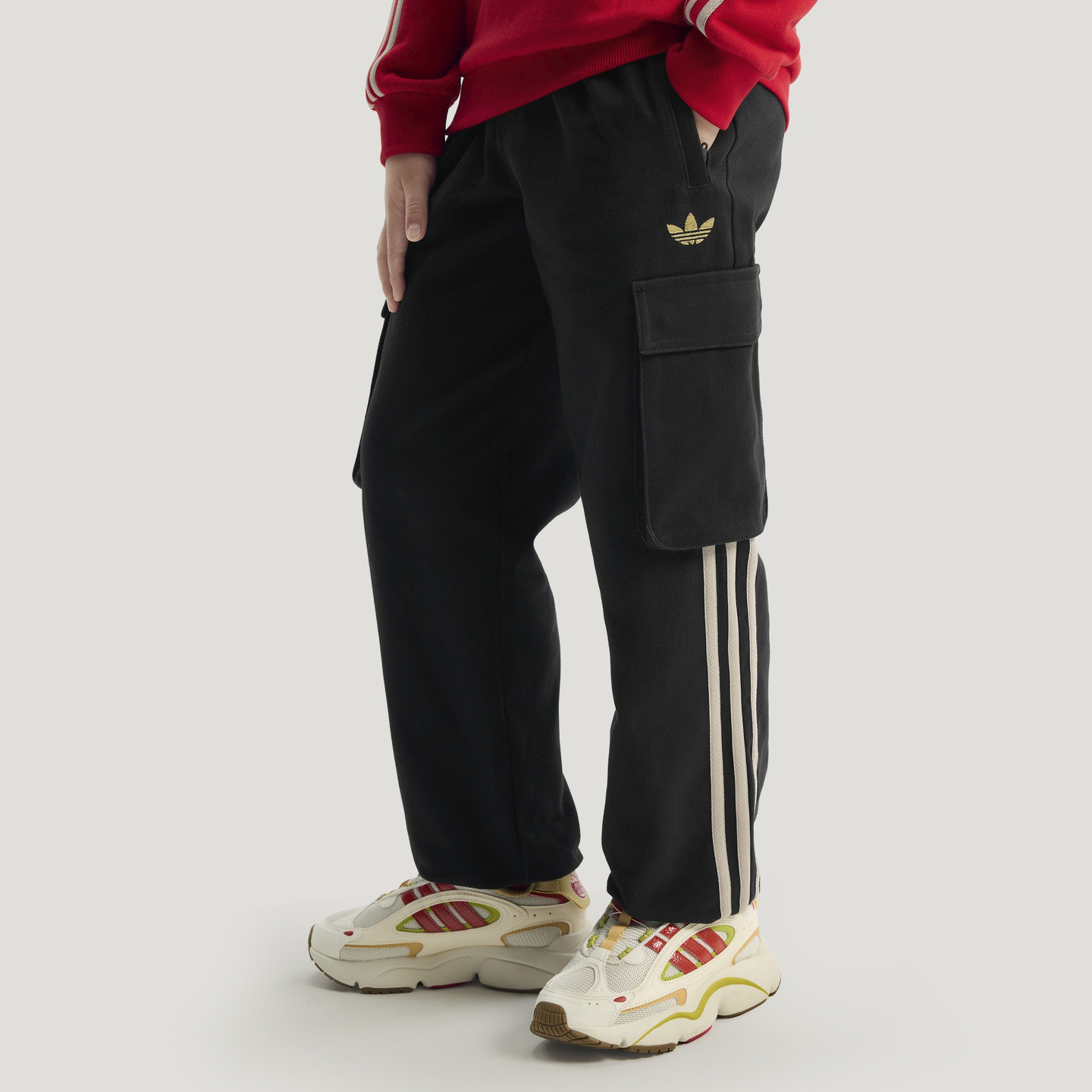 Детские штаны adidas originals (черный) — фото 2