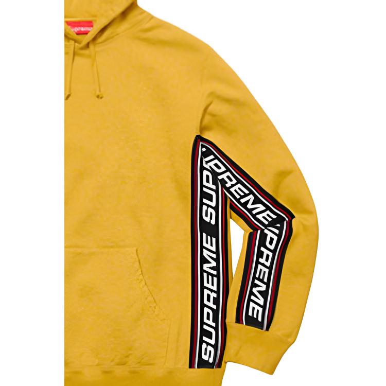 Унисекс худи Supreme Side Logo (желтое) — фото 2