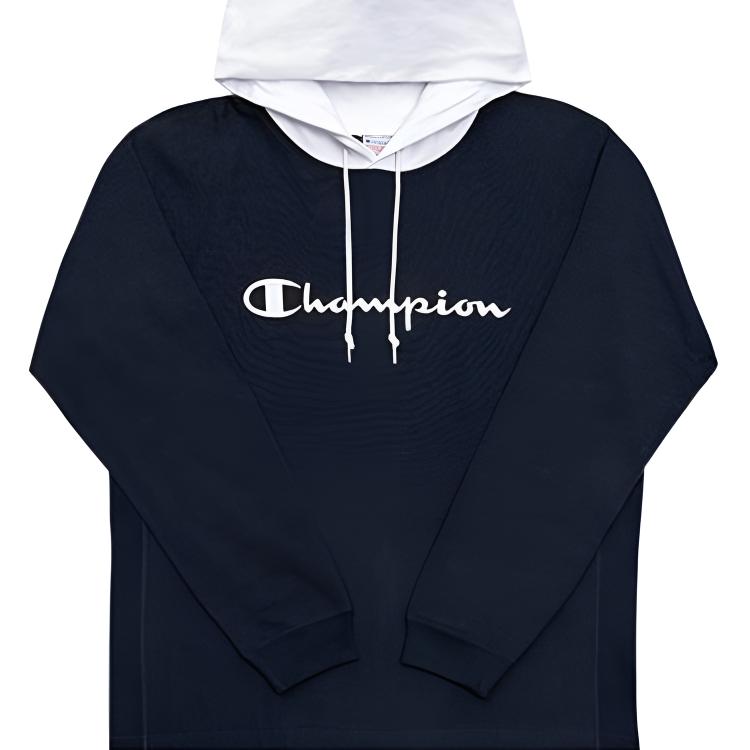 Худи Champion logo (темно-синее) — фото 2