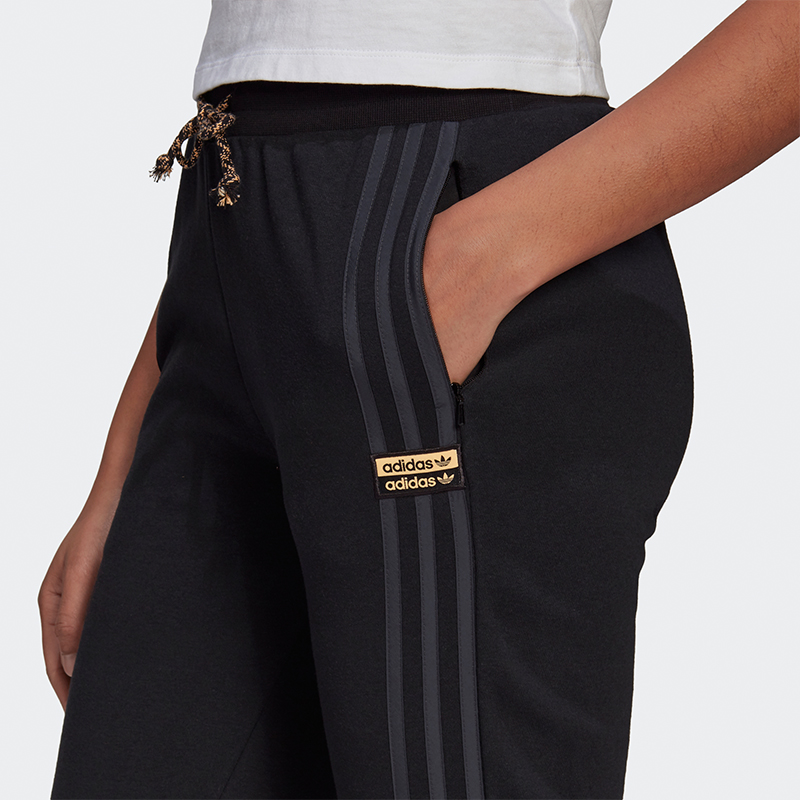 Женские брюки adidas originals Double Logo (черные) — фото 5