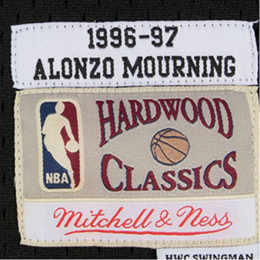Mitchell Ness «NBA Miami Heat 96 Alonzo Mourning» authentic jersey