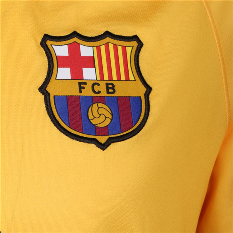 Мужская футболка Nike Barcelona Vapor Away 19/20 (желтая) — фото 5