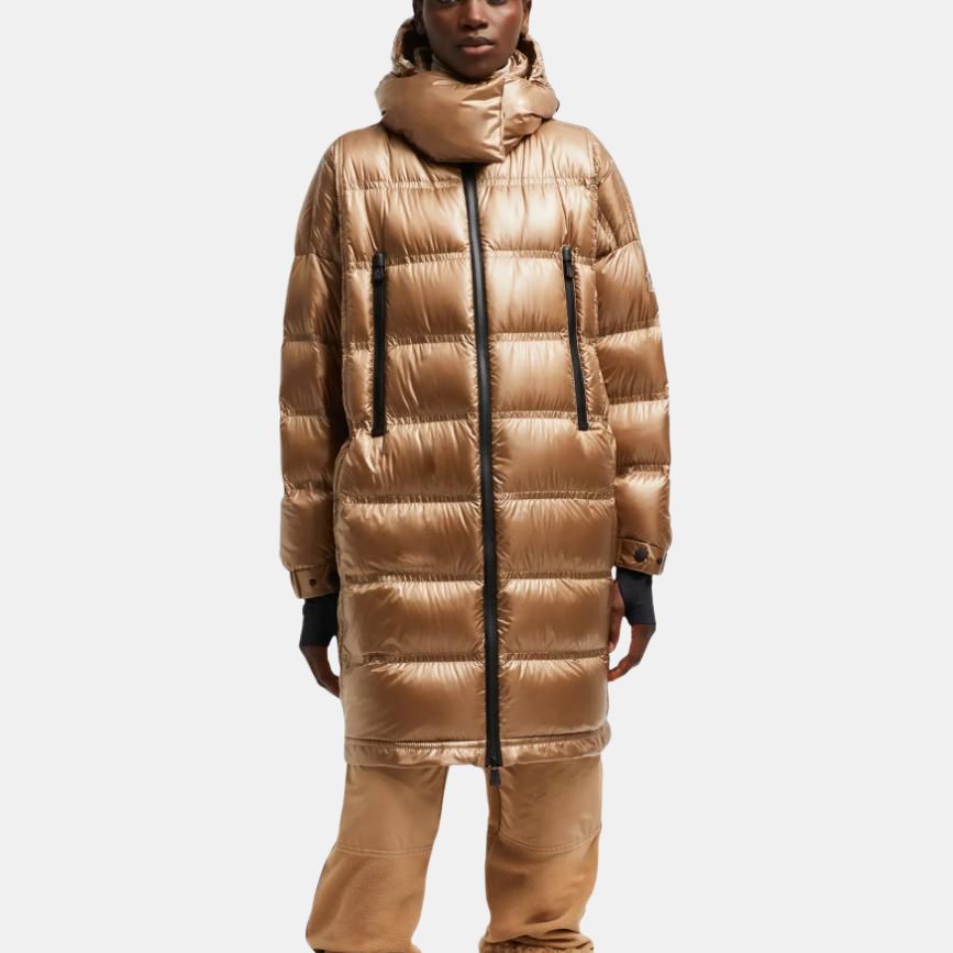 Женская куртка Moncler Grenoble (бежевый) — фото 3