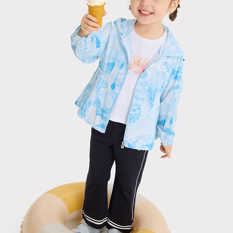 Женская куртка Fila KIDS WHITE LINE -ZA (разноцветная) — фото 2