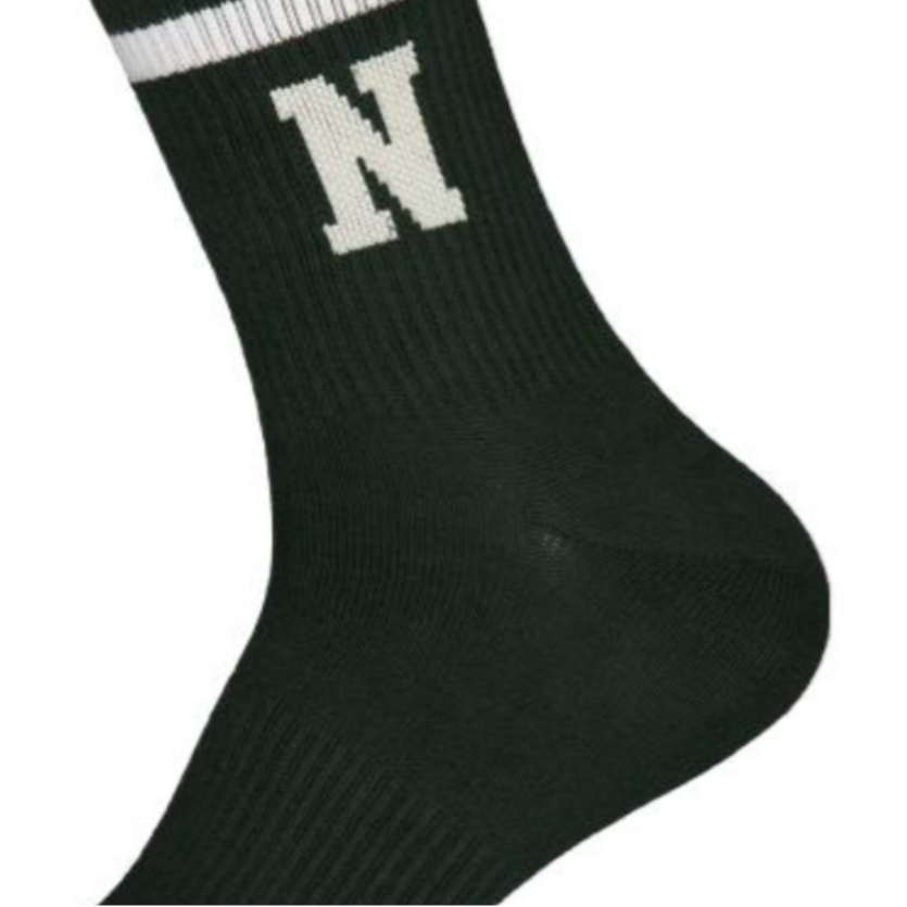 New Balance Knee High Socks Unisex 1 Pack Black White