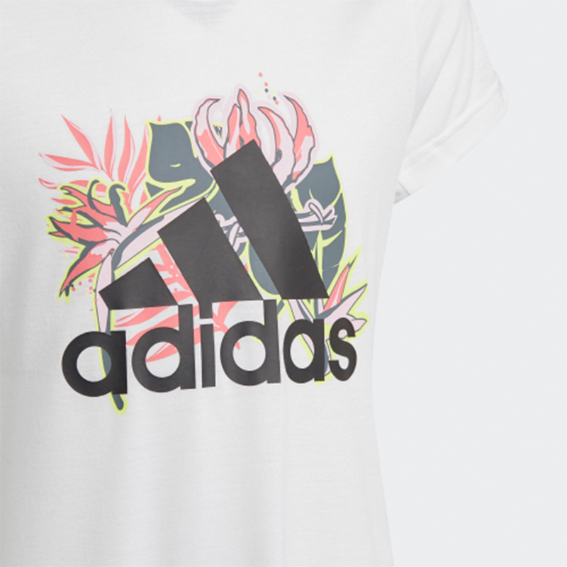 Футболка adidas детская (белая) — фото 4
