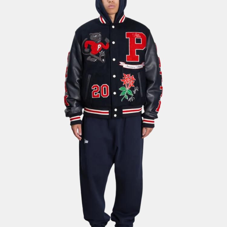 Куртка Patta FW24 20 (темно-синяя) — Темно-синий — фото 3