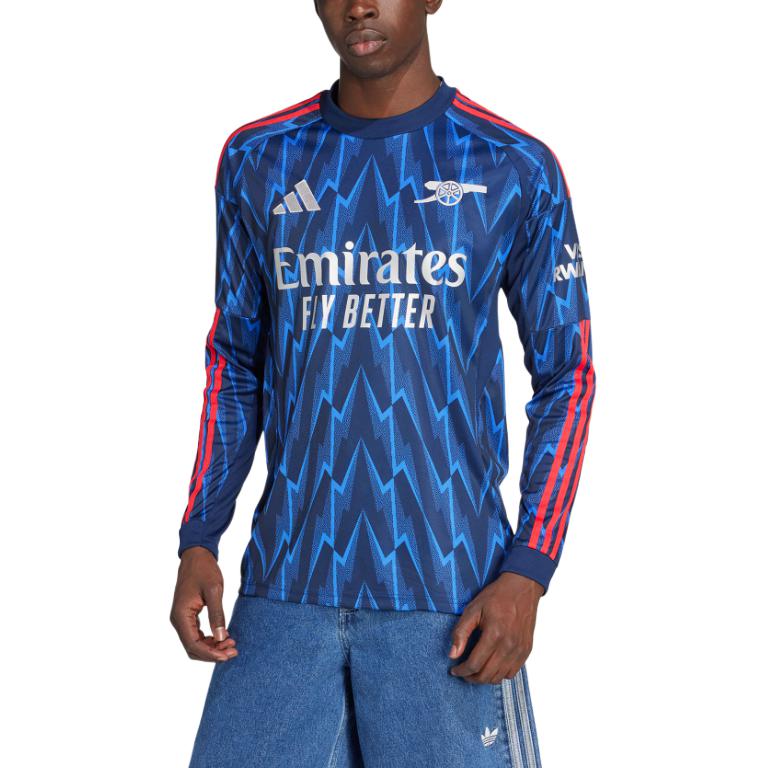 Adidas Free Shipping With AdiClub Arsenal 25/26 Long Sleeve Away Jersey