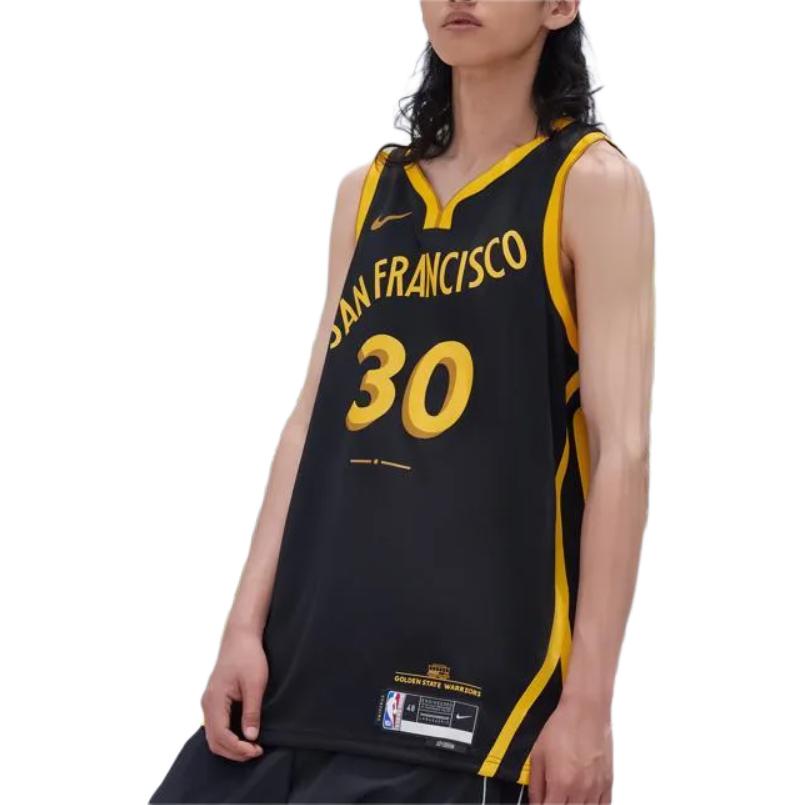 Nike Basketball Jersey Men’s Black Gold