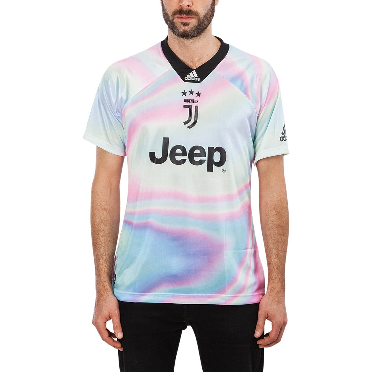 Adidas Soccer Jerseys Unisex Pink/Blue Moderate Straight Fit