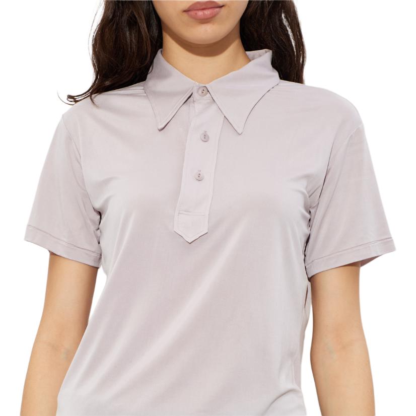 Женская футболка Maison Margiela Polo (однотонная) — фото 5