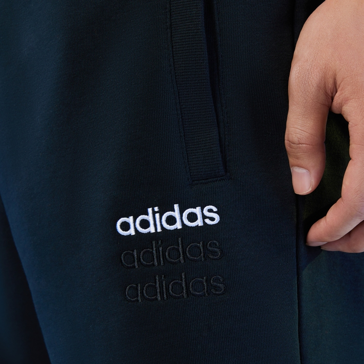 Мужские шорты adidas neo (черные) — фото 5