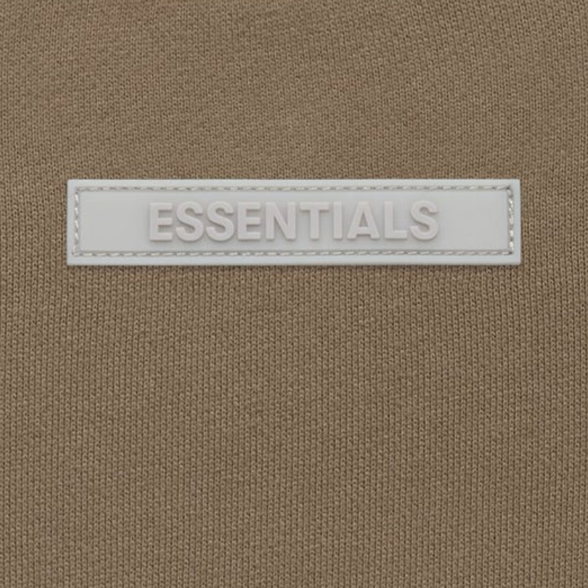 Лонгслив Fear of God Essentials FW21 Kids Pullover Mockneck Harvest (пшенично-коричневый) — фото 3