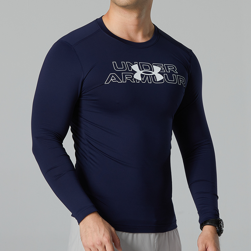 Under Armour Fitness Clothing Men’s Navy Blue Moderate