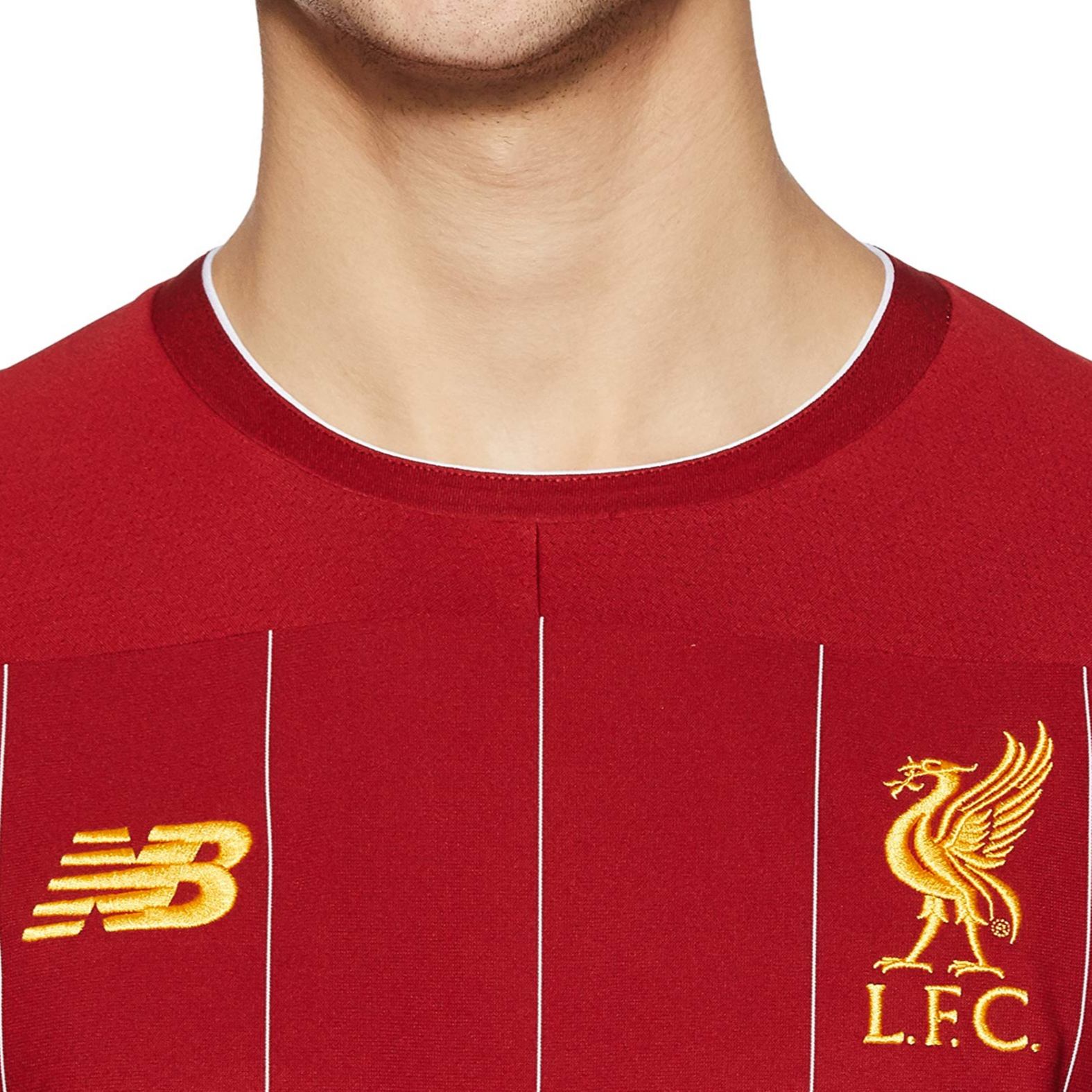 New Balance Liverpool FC Adult 2019 20 SS Home Shirt Soccer Jersey Men’s Red