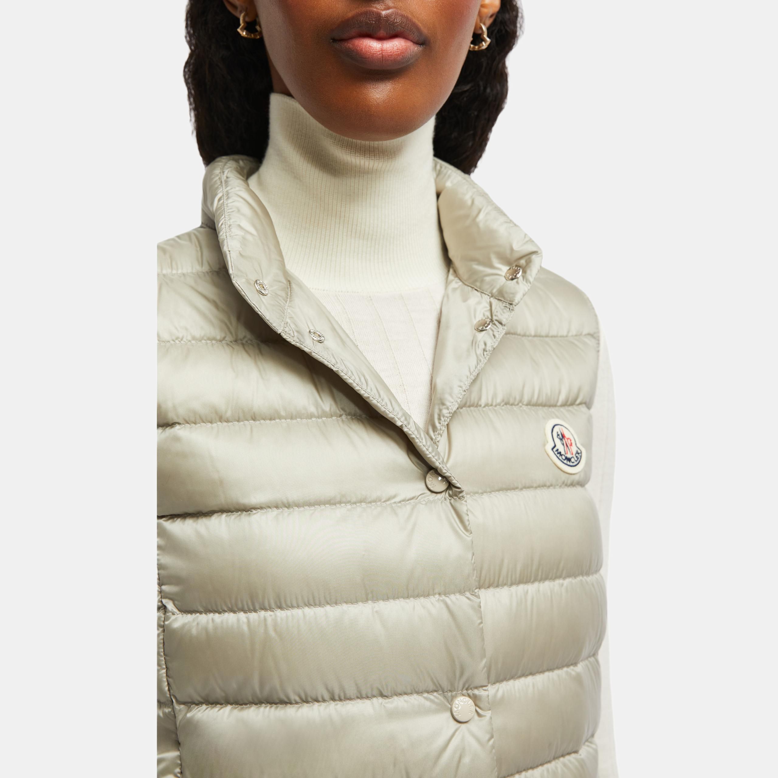 Женский жилет Moncler FW24 Liane (светло-серый) — фото 6