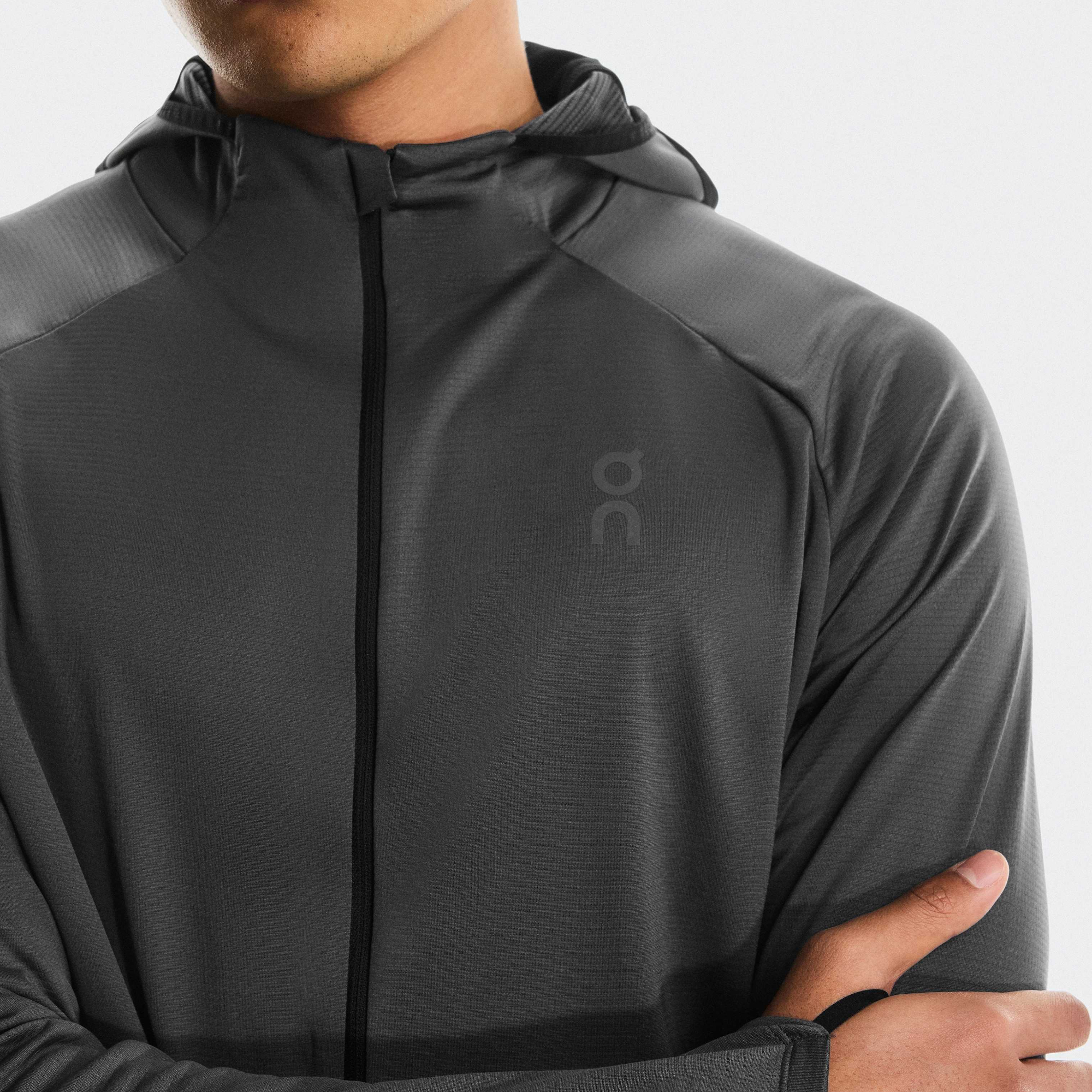 On Climate Zip Hoodie Workout Clothing Men’s
