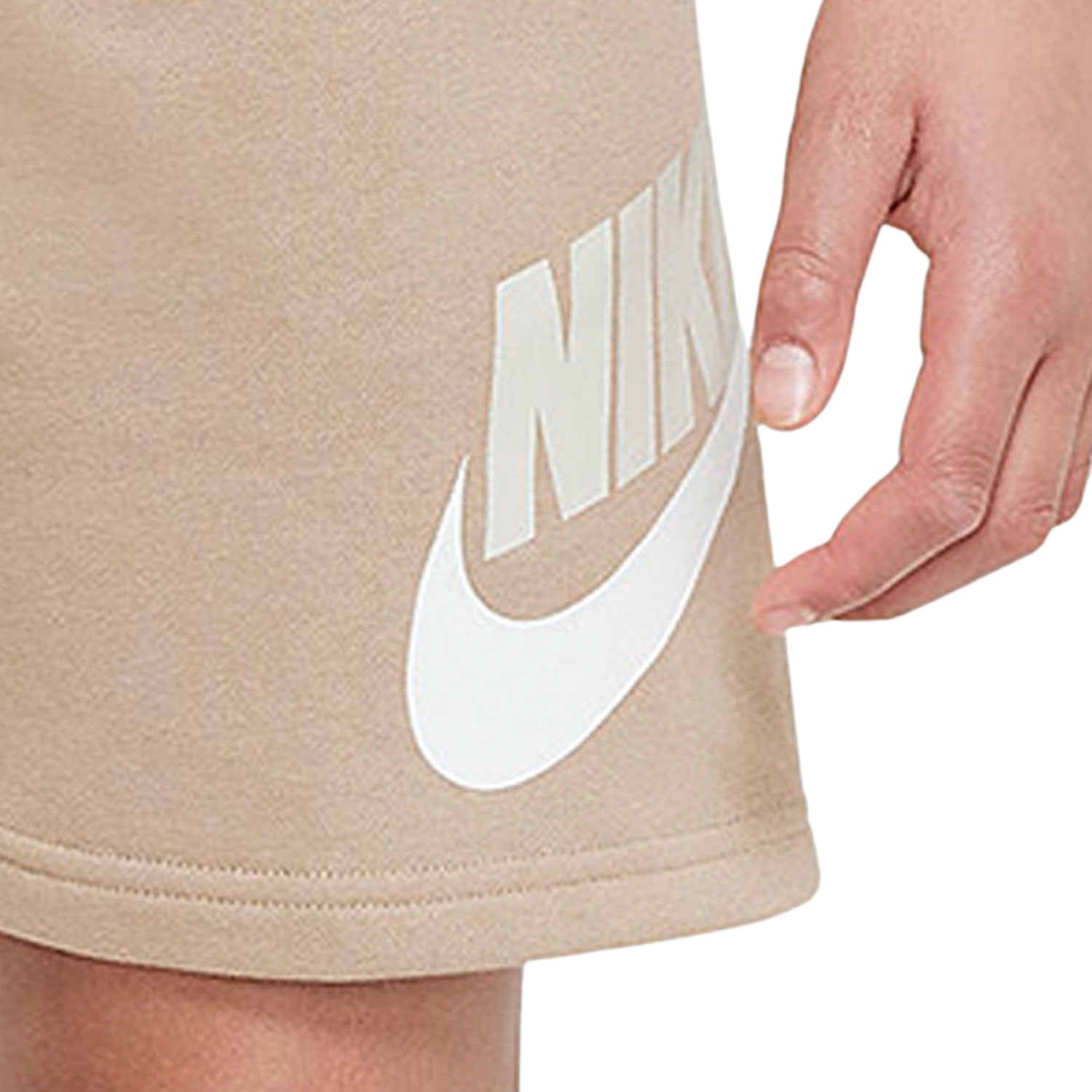 Мужские шорты Nike (бежевые) — фото 4