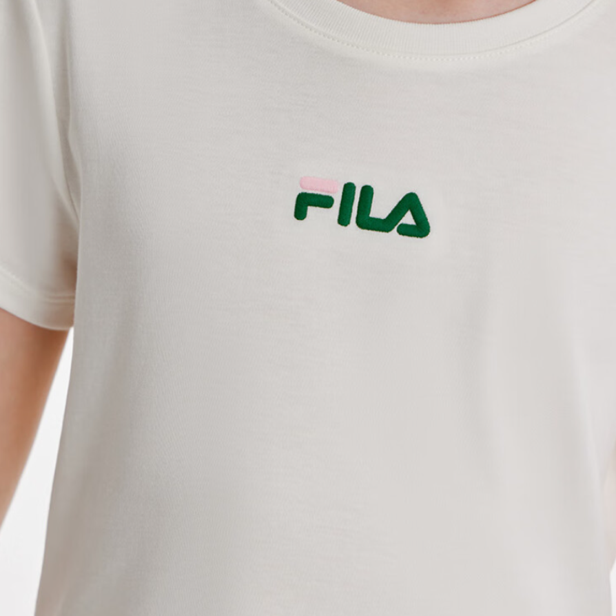 Женская футболка Fila Kids (белая) — фото 5