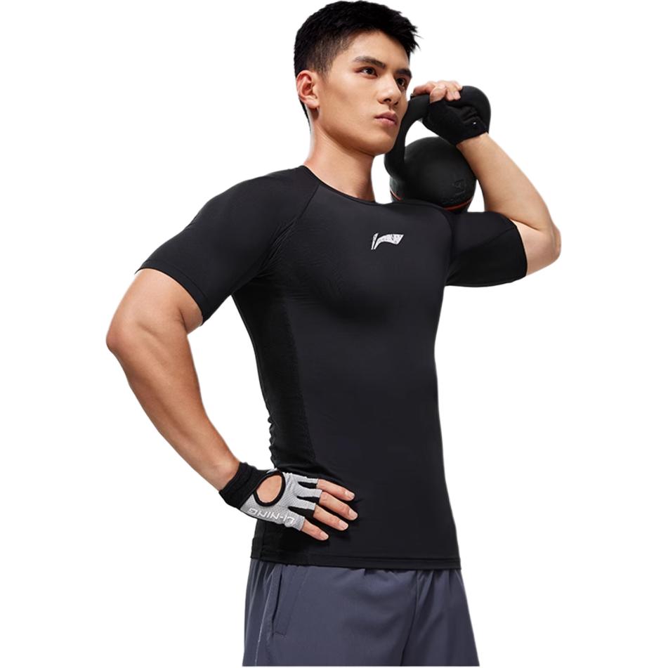 Li Ning Fitness Series T Shirt Men’s Black