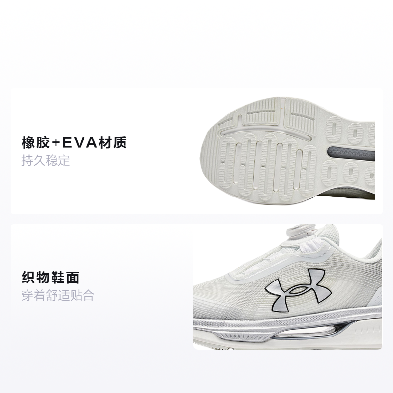 Кроссовки Under Armour (серые) — фото 2