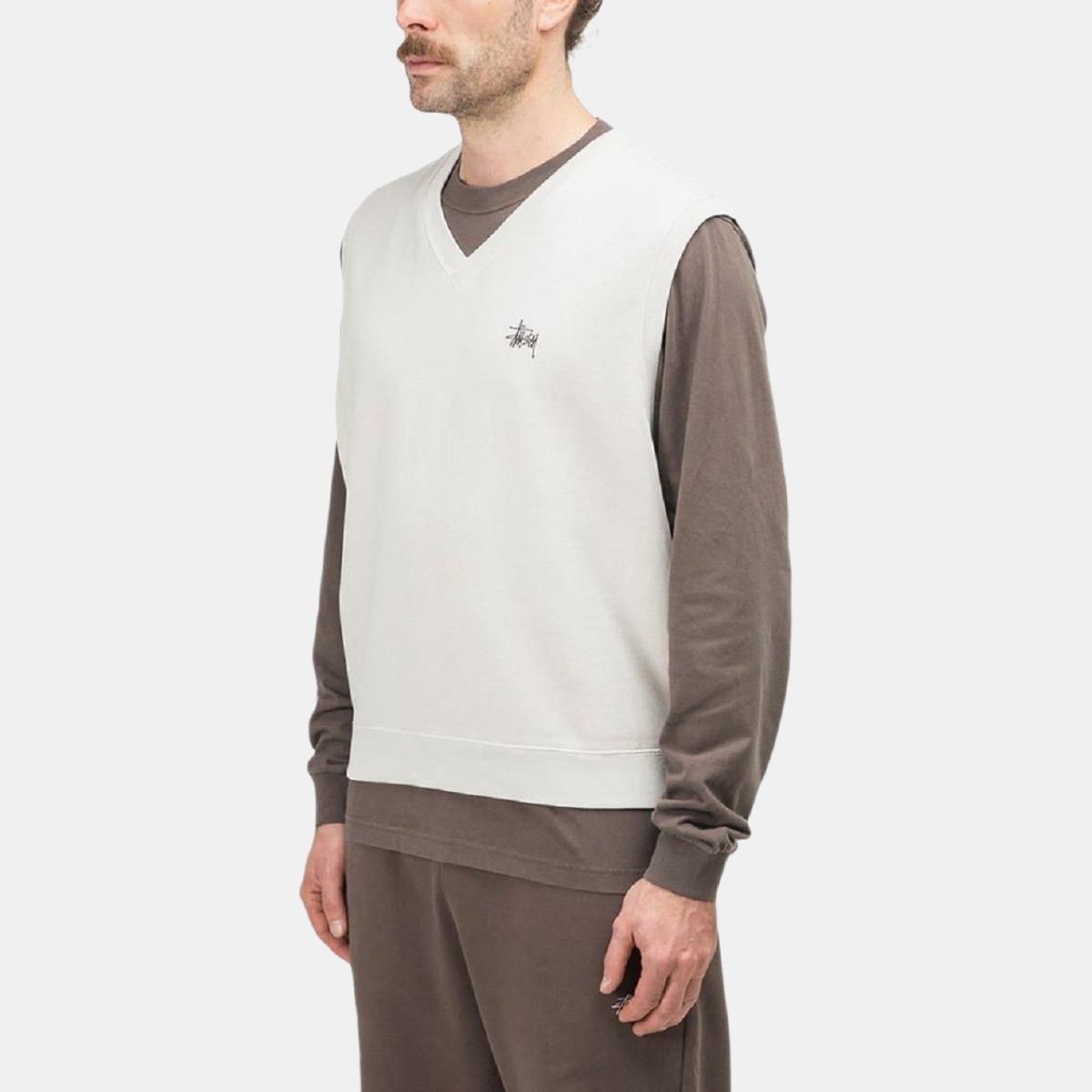 Мужская майка Stussy (белая) — фото 2