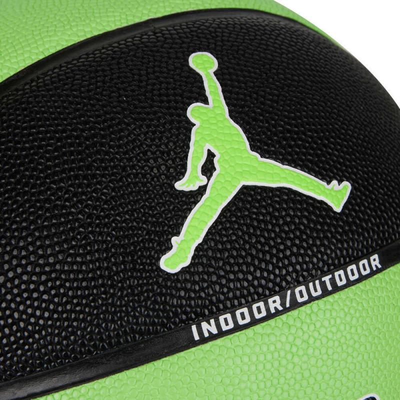 Jordan Artificial Leather Basketball Black Green Size 7 Training Unisex
