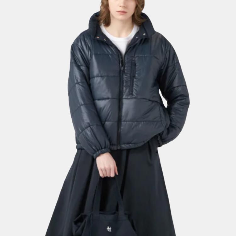 Куртка nanamica FW25 Reversible Insulation Jacket (черная) — фото 5