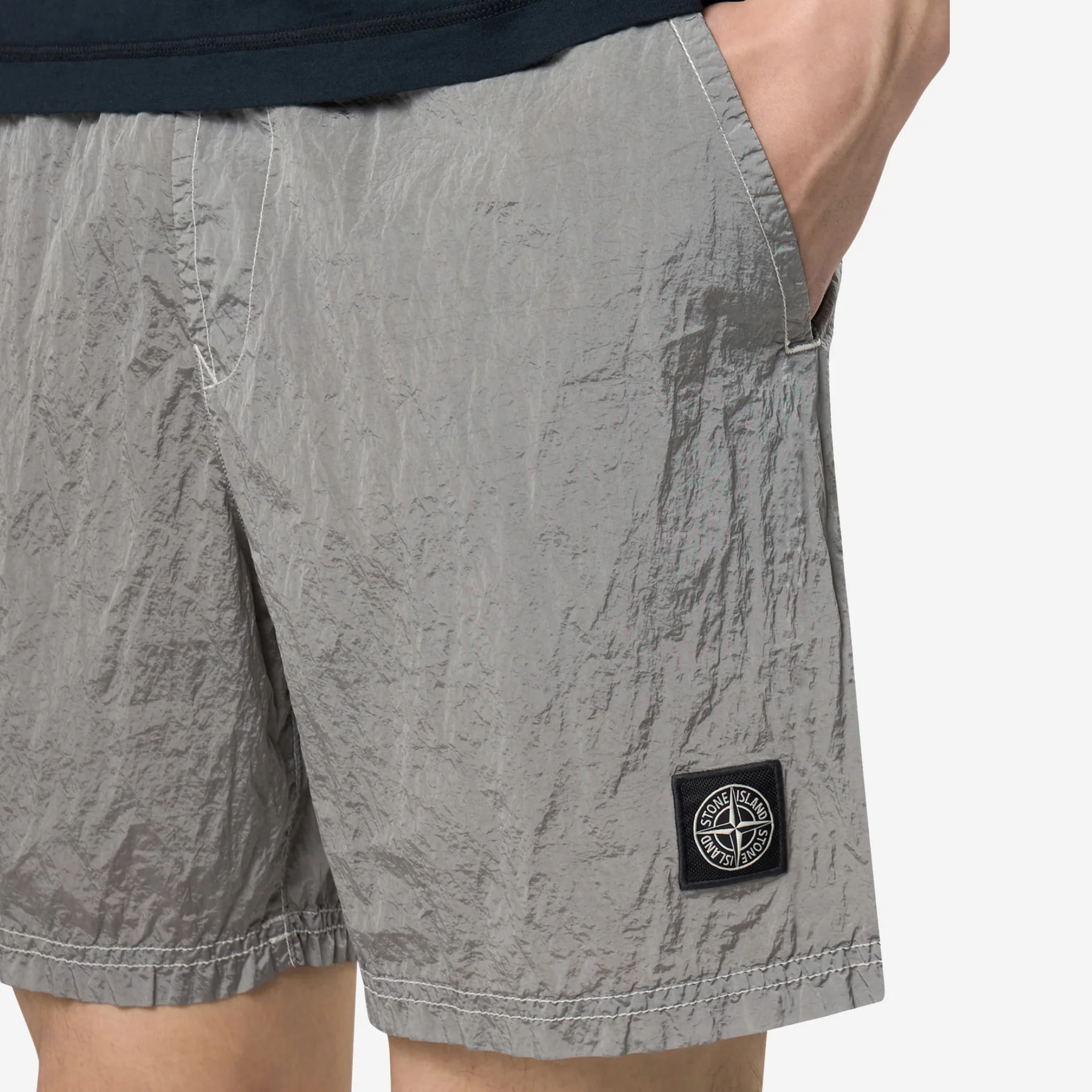 STONE ISLAND Crinkled Shorts