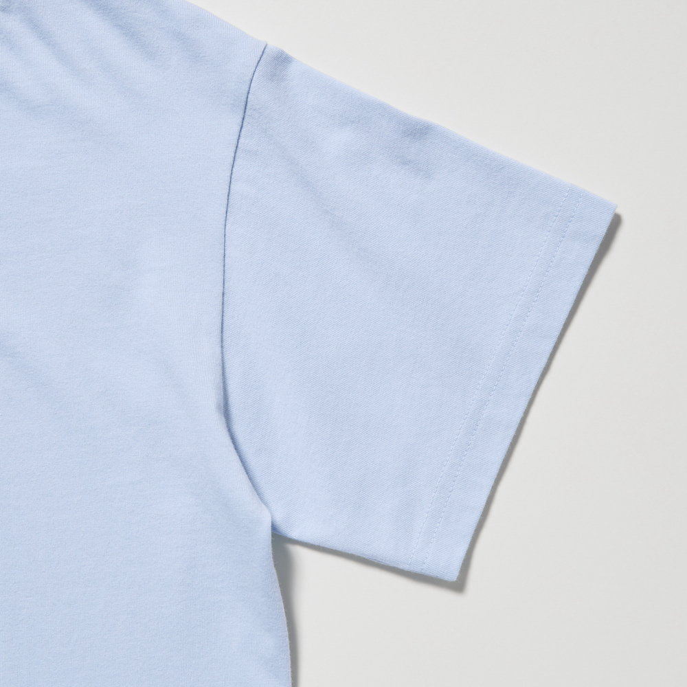 Женская футболка UNIQLO (синяя) — фото 3