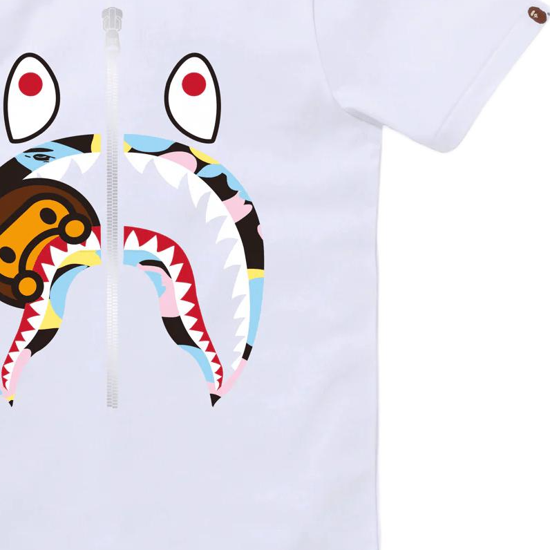 Женская футболка A BATHING APE SS26 T (белая) — фото 6