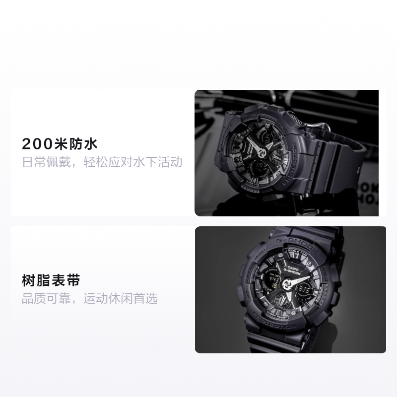 Женские часы Casio G-SHOCK YOUTH (черные) — фото 2