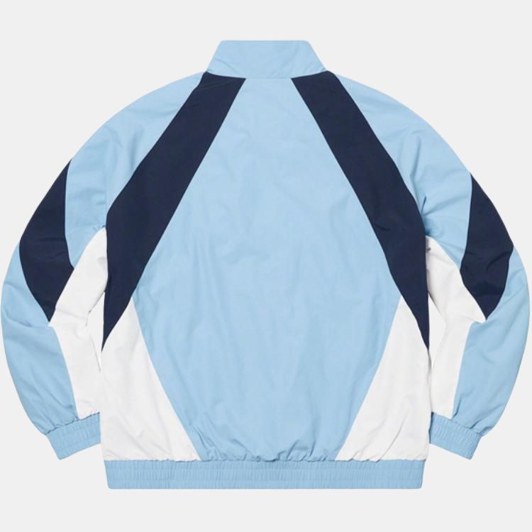 Куртка Supreme SS20 Week 1 Paneled Track Jacket (синяя) — фото 2