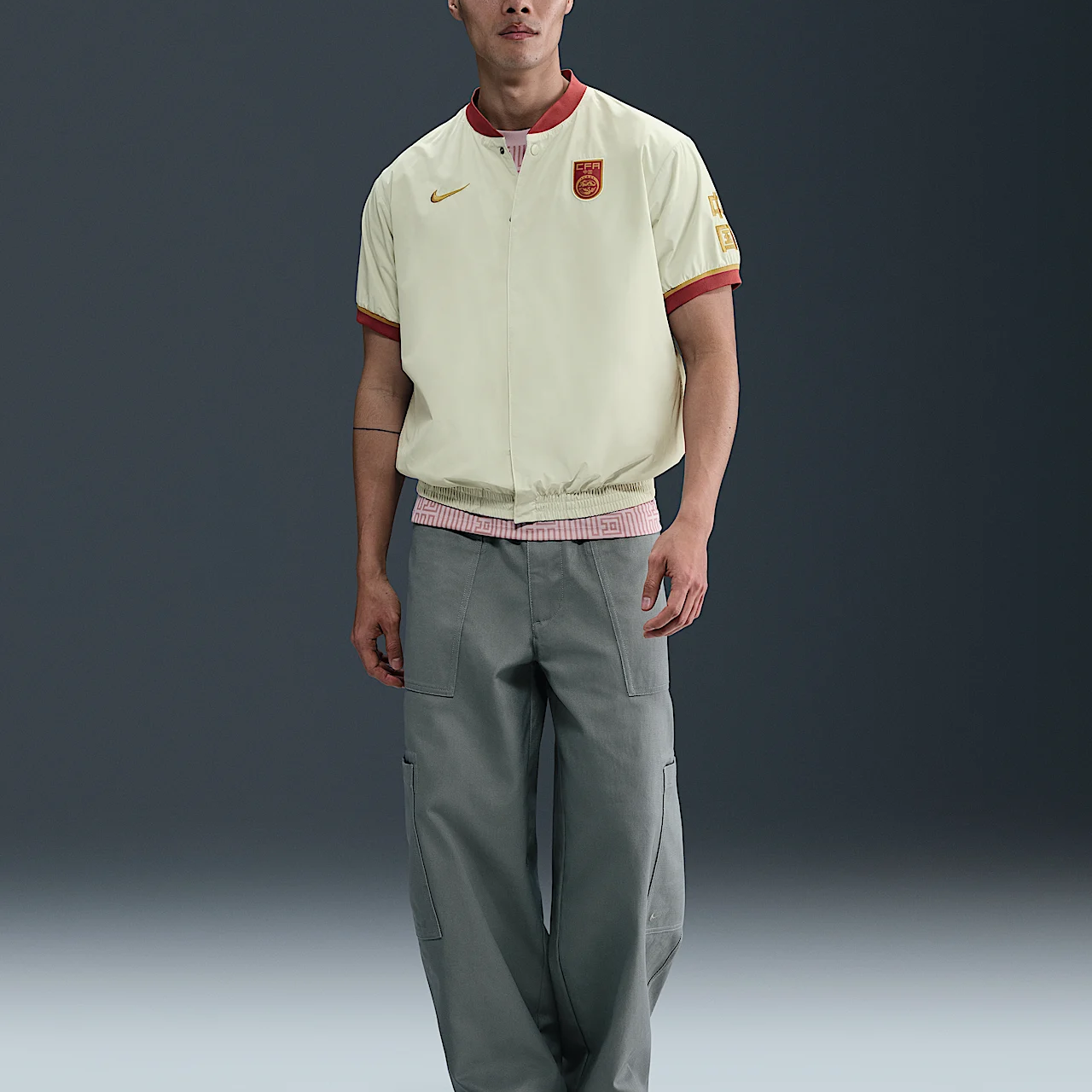 Nike SS25 Soccer Jersey Men’s Ecru
