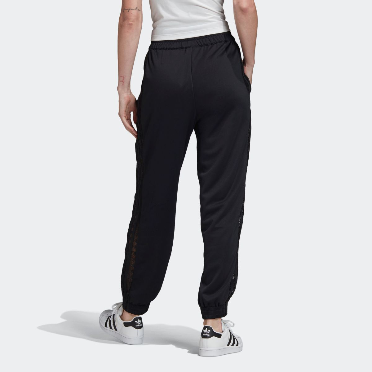 Женские штаны adidas originals (черные) — фото 4